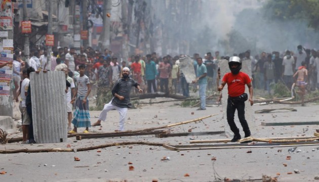 Bangladeş'teki 'kamuda kontenjan kararı' protestolarında ölü sayısı 187'ye çıktı